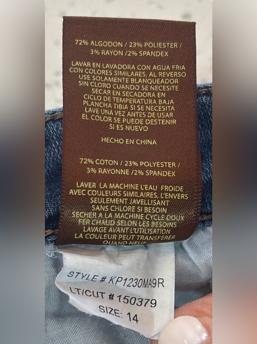 Kut From The Kloth Carlo Ankle Skinny Jeans in Nerine Women’s Sz 14 - Picture 9 of 11